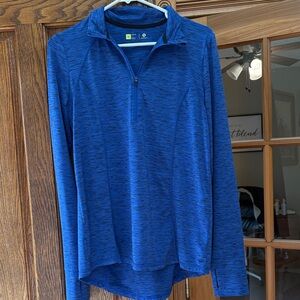 Xersion Blue and Black Athletic Top